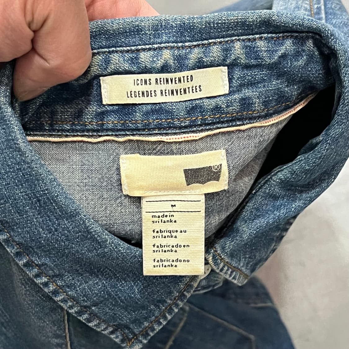 리바이스 웨스턴 데님 셔츠 y15765 상품이미지6