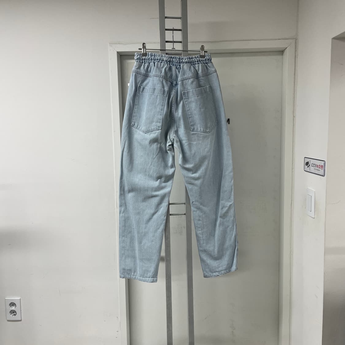 써네이 밴딩 데님 팬츠 L 상품이미지5