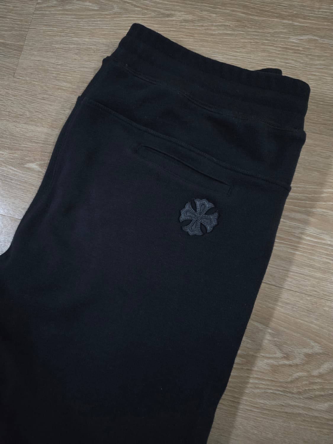 크롬하츠 대거 퍽유자수 가죽패치 팬츠 상품이미지6