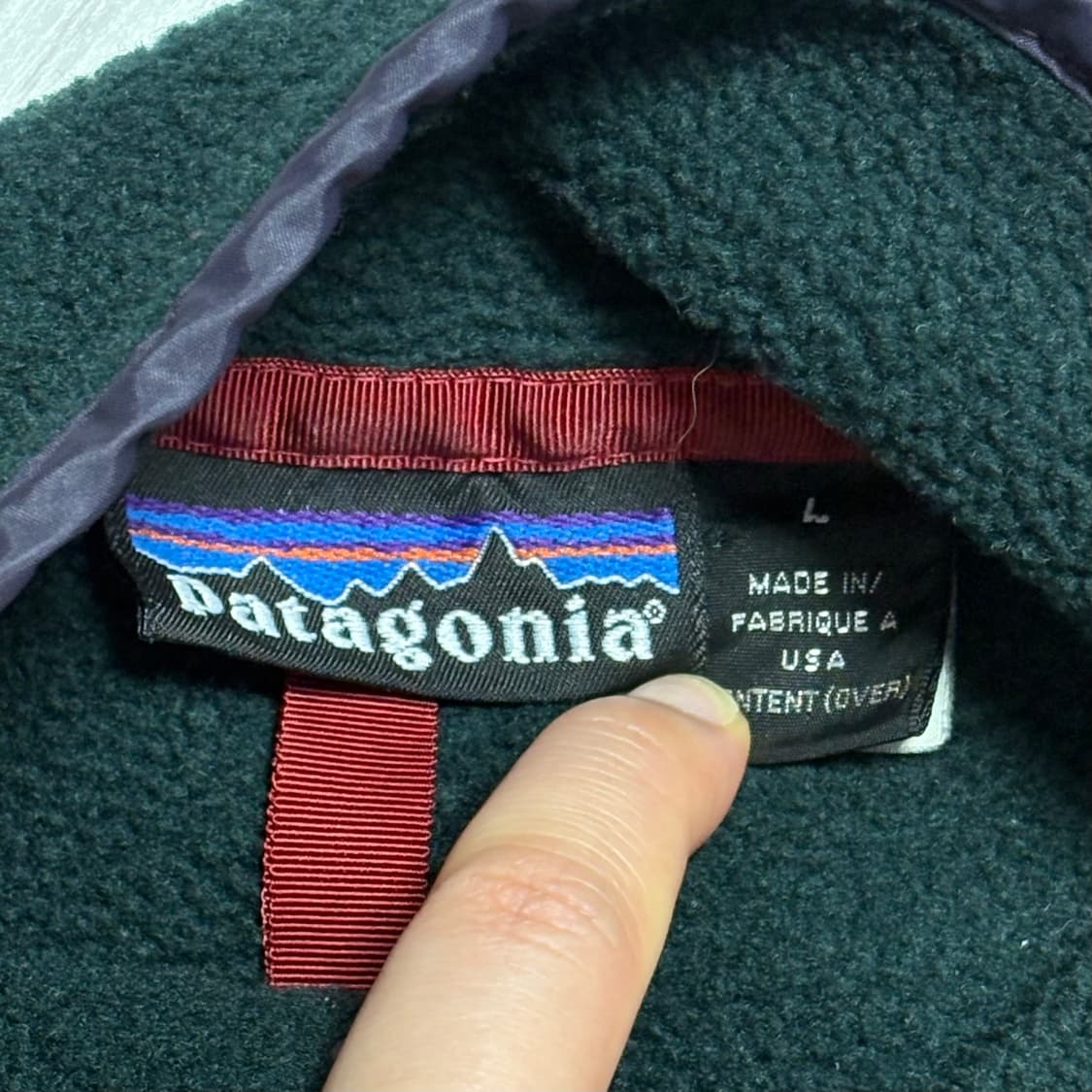 🇺🇸 90s 파타고니아 신칠라 그린  상품이미지3