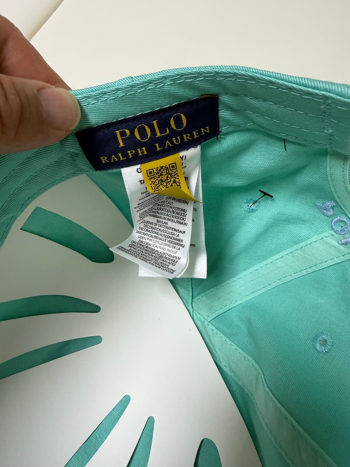 폴로 랄프로렌 볼캡 (민트그린) (새상품) 상품이미지4