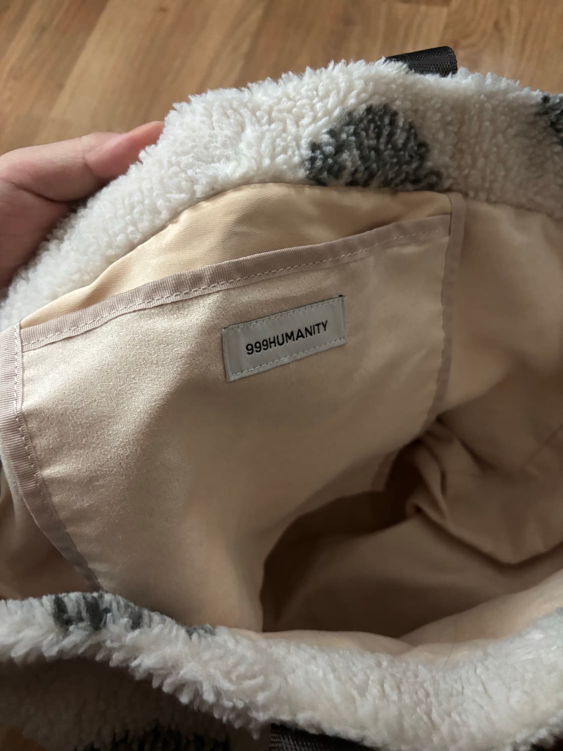 999휴머니티 빅 플리스 토트백 상품이미지2