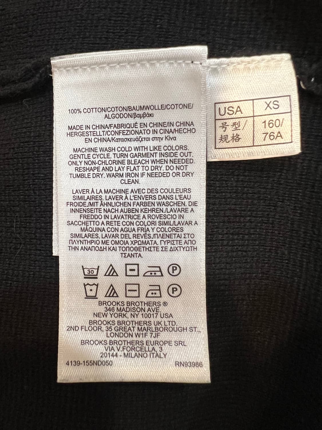 브룩스브라더스 여성 네이비 타이넥가디건 오픈가디건 상품이미지7