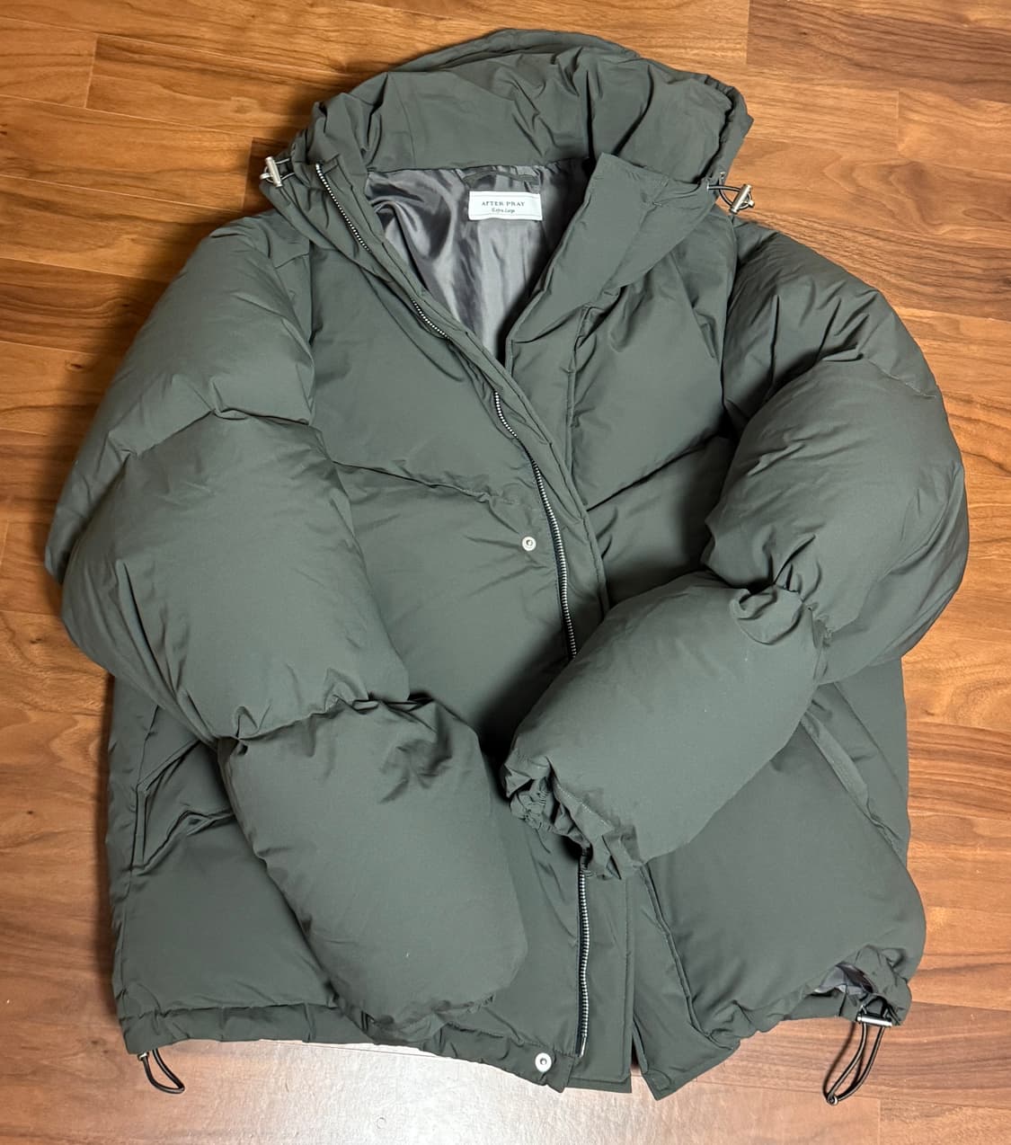 애프터프레이 쉘후디 푸퍼 그레이 XL 상품이미지1