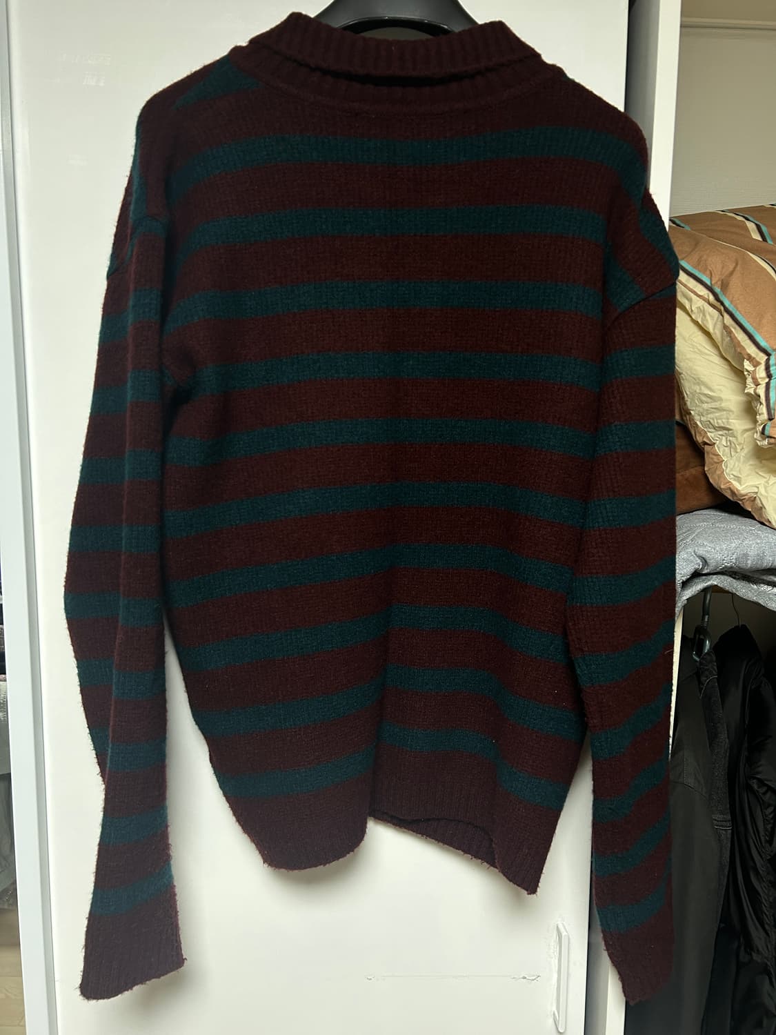 앤더슨벨 스트라이프 폴로 스웨터 XL 상품이미지2