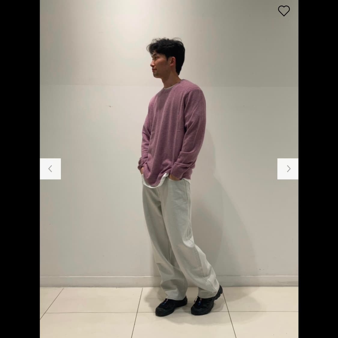 유니클로 캐시미어 크루넥 스웨터 (새상품 / 남녀공용) 상품이미지10