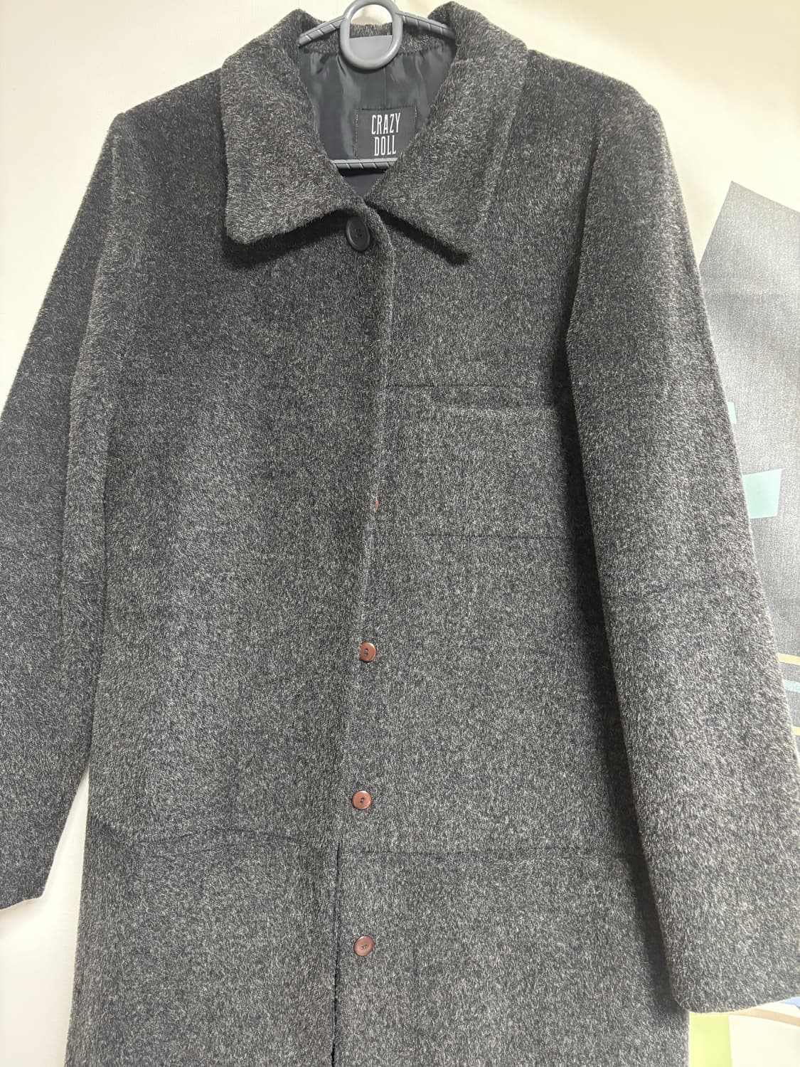 울&모헤어 맥코트 그레이 상품이미지3