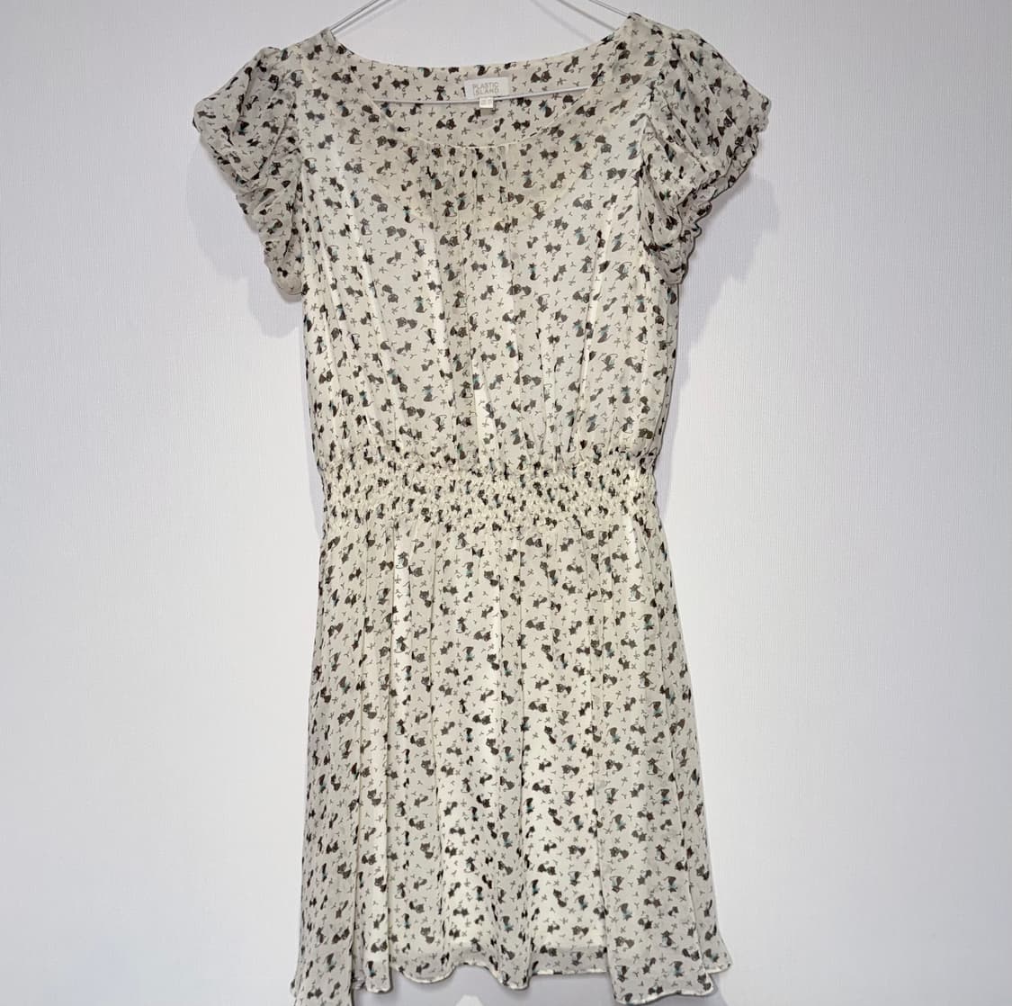 Japanese vintage cat pattern dress 상품이미지1