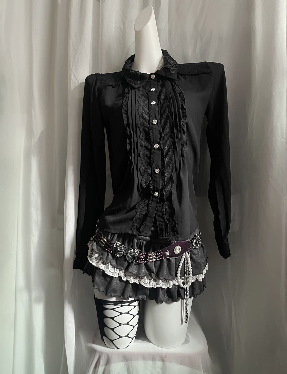 Axes femme 엑시즈팜 공겜여주 블라우스 상품이미지1