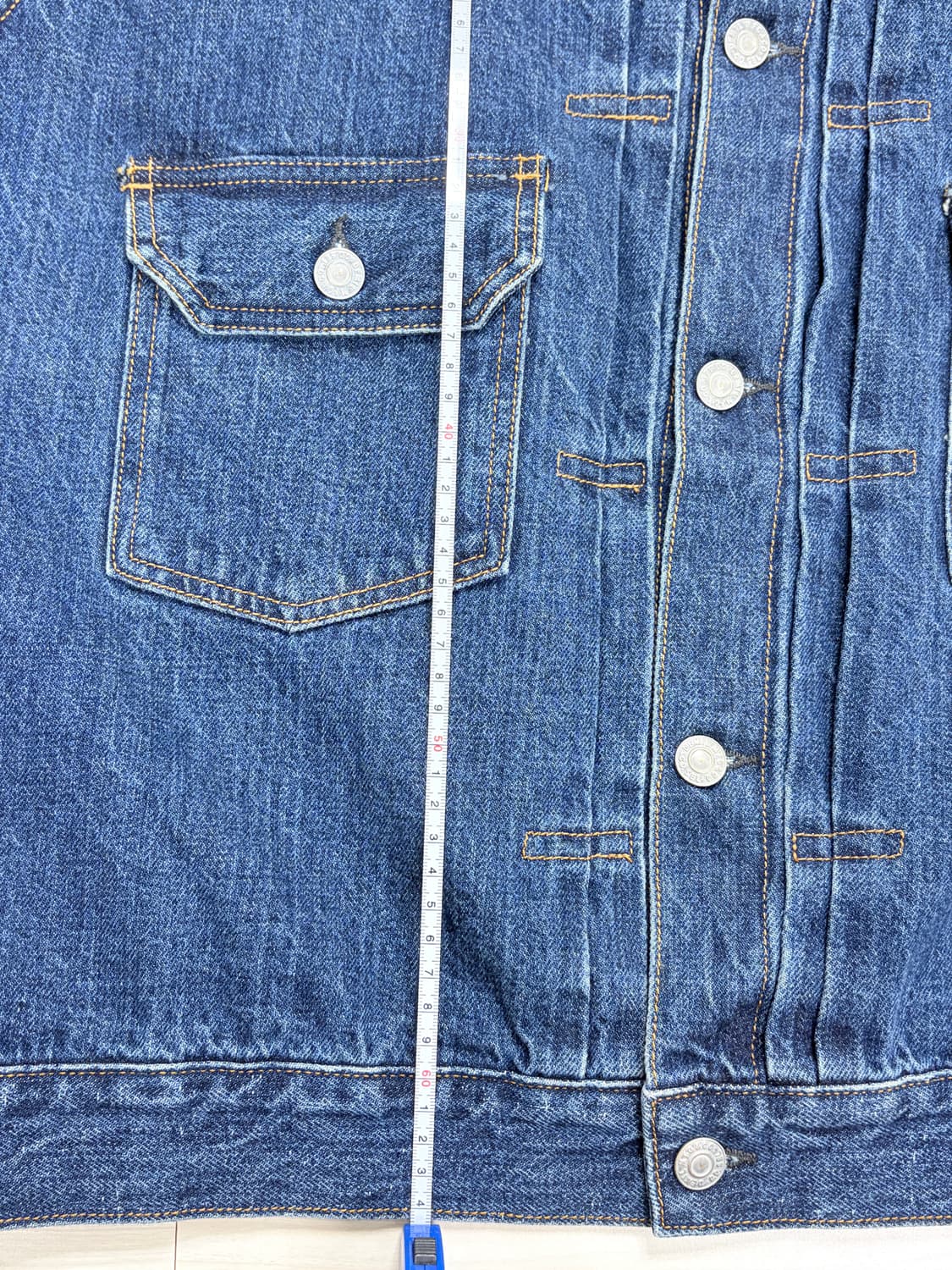 데밀 LOT.062 다크 인디고 데님 자켓 상품이미지8