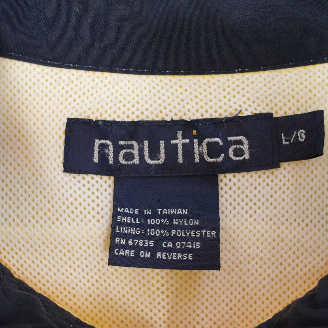 90s 노티카 챌린지 요트 옐로우 바람막이 자켓 L 상품이미지6