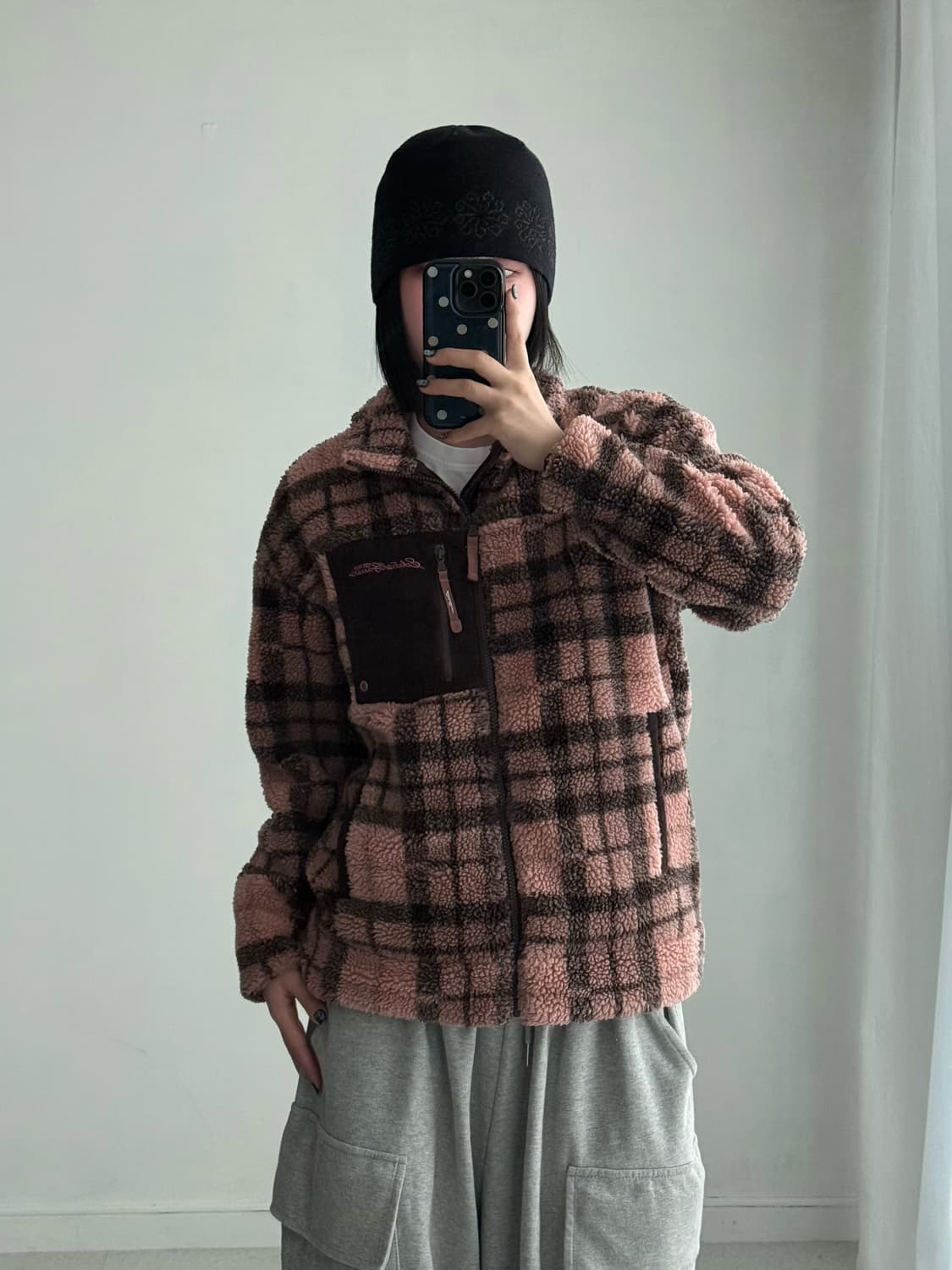 에디 바우어 딸기초코 플리스 집업 상품이미지1