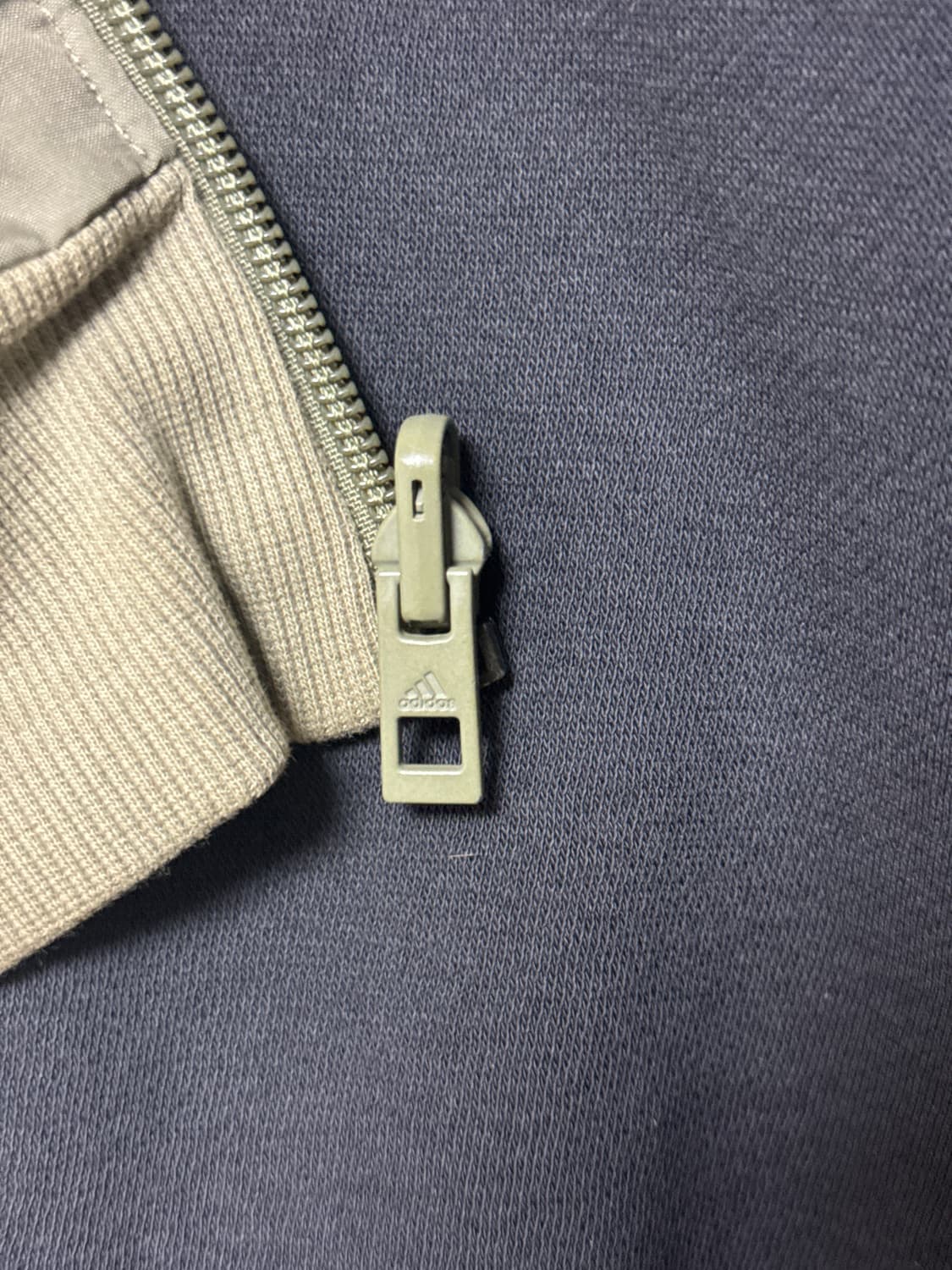 유일매물) 아디다스 희귀 리버시블 뮤트 카키 블랙 져지 후드집업 자켓 상품이미지8