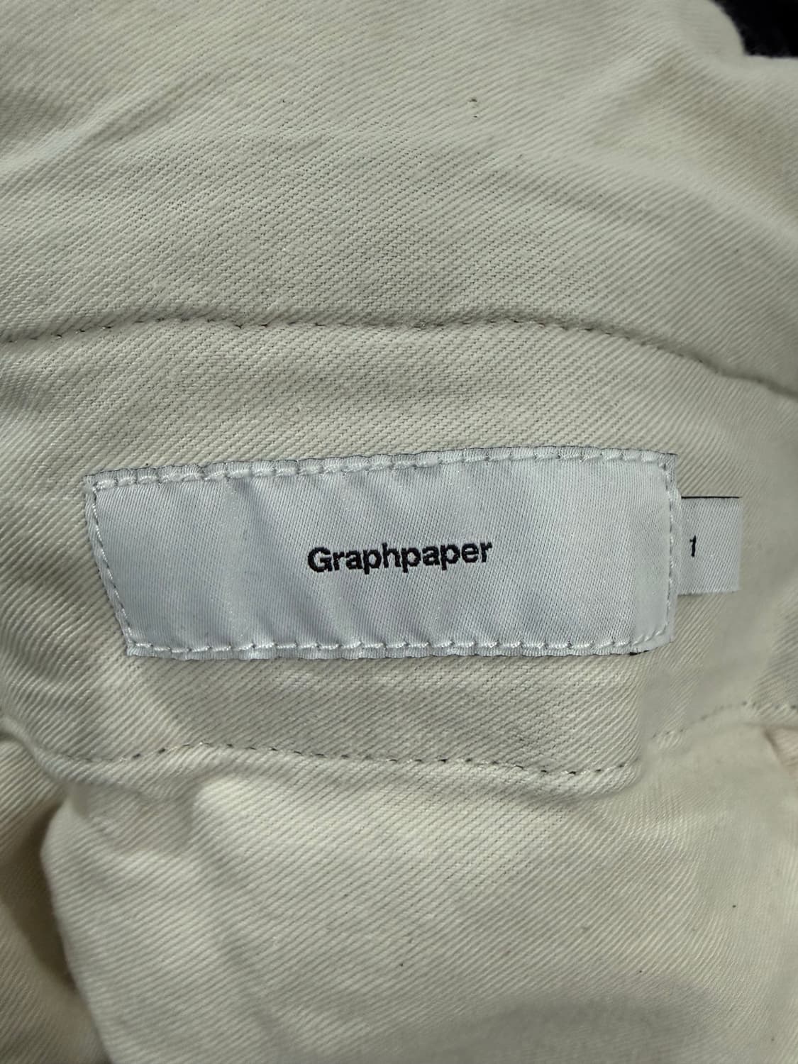 그라프페이퍼 graphpaper 투턱 치노팬츠 블랙 1사이즈 상품이미지3