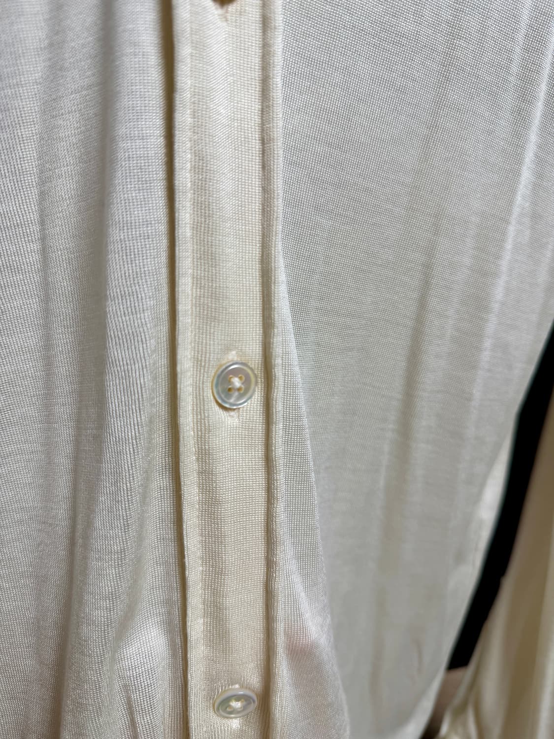 (새상품,강추👍)톰포드 실크100 아이보리 셔츠 상품이미지2