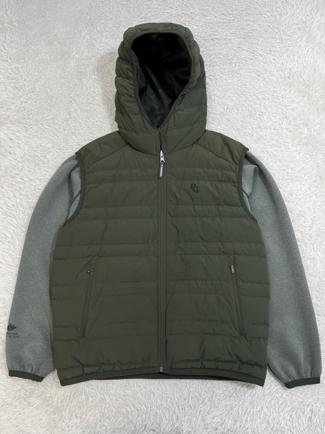 파리게이츠 카모패턴 후드 투웨이 구스 다운 점퍼/#627 상품이미지1