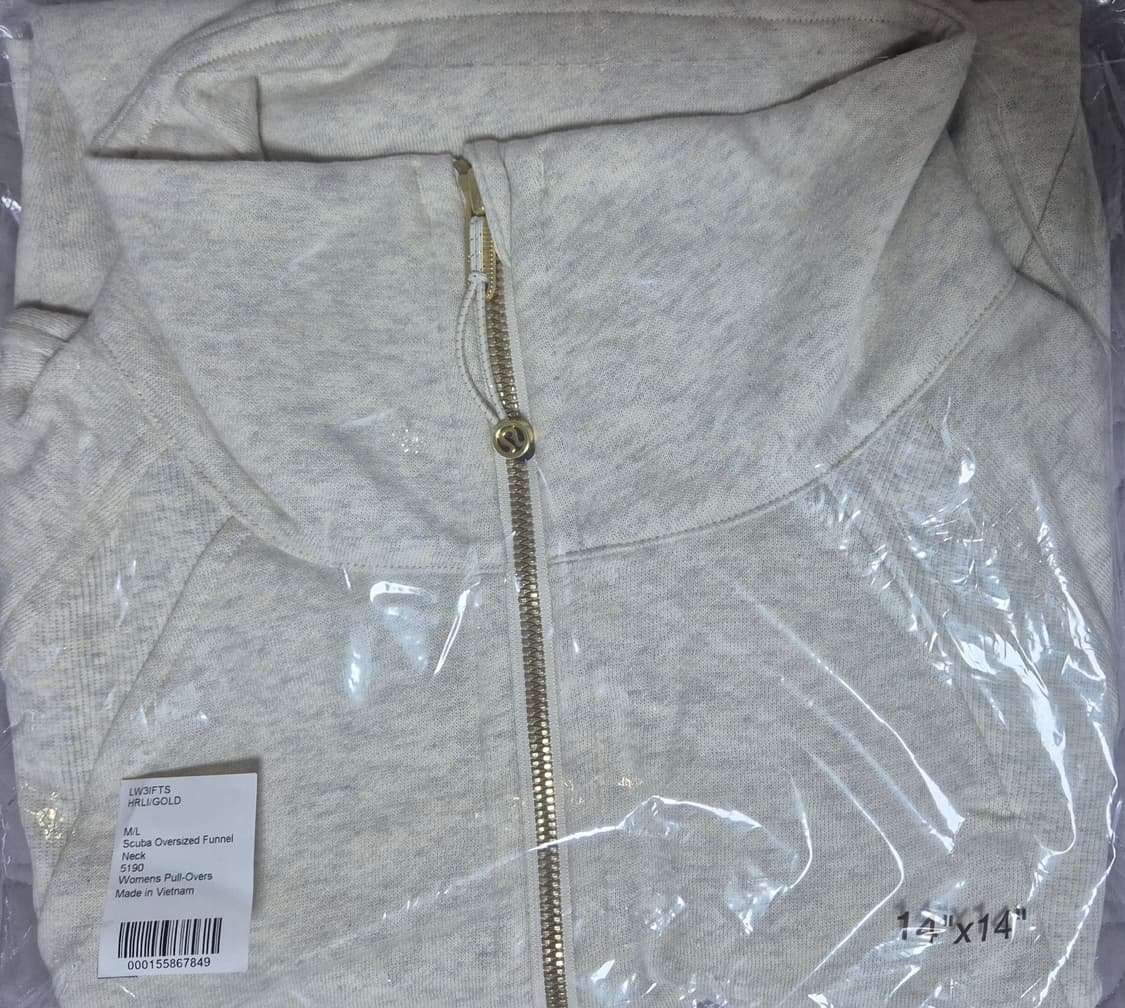 (새상품) 룰루레몬 스쿠바 오버사이즈 퍼넬넥 하프집업 상품이미지6