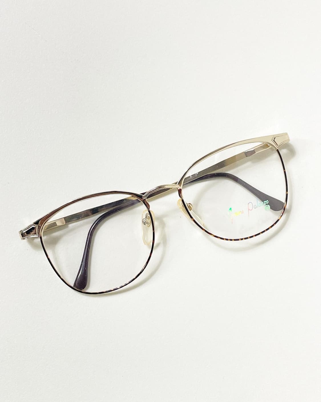 90s 이태리제 지아니 팔로쪼 클럽마스터 빈티지 안경 상품이미지1