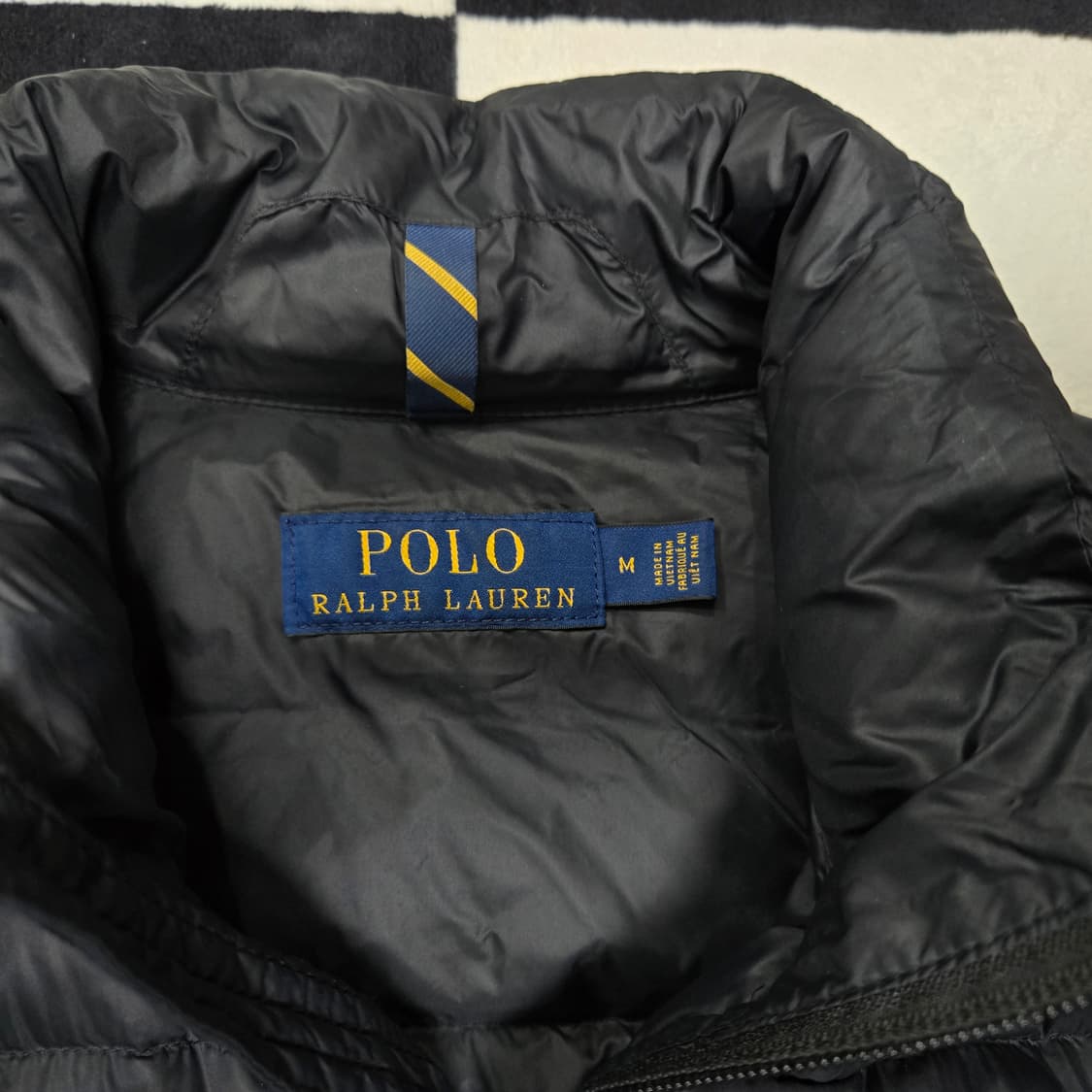 M 폴로랄프로렌 패커블 경량 오리털 다운 자켓 블랙 상품이미지3