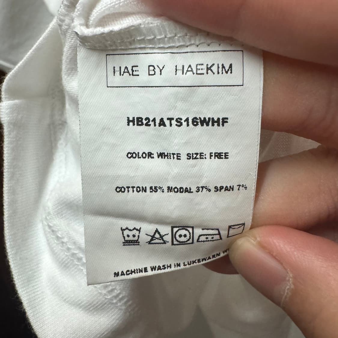 해바이해킴 퍼프소매 티셔츠  상품이미지3