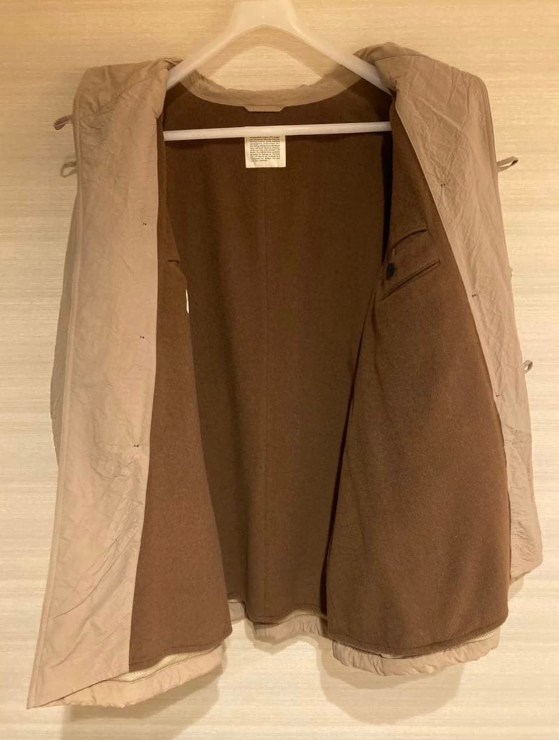 올드조 강축 나일론 피코트 샌드카키 상품이미지6