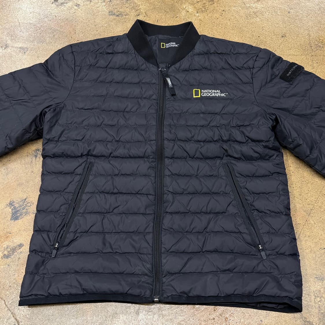 [정품/M] 내셔널지오그래픽 블랙 패딩 점퍼 b19 상품이미지3
