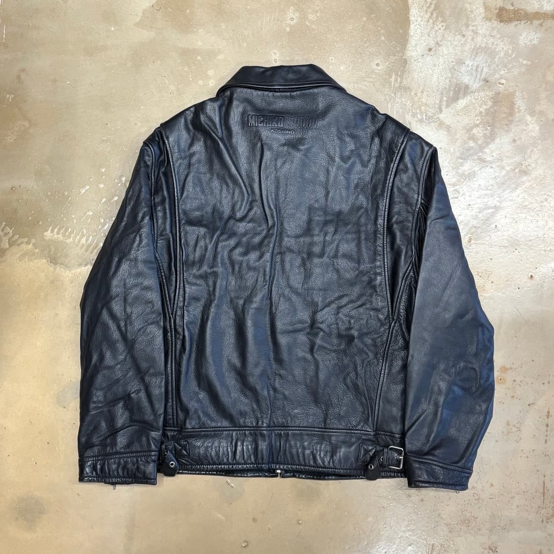 100 미치코코시노 90s 레더 자켓 상품이미지3