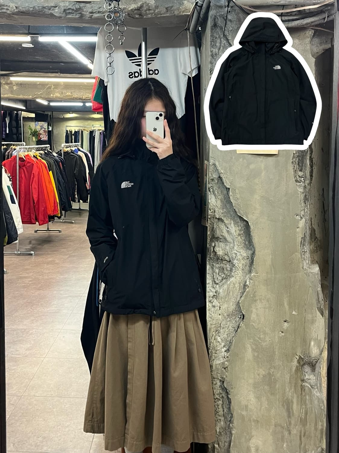 노스페이스 바람막이 블랙 95 #csz2042 상품이미지1