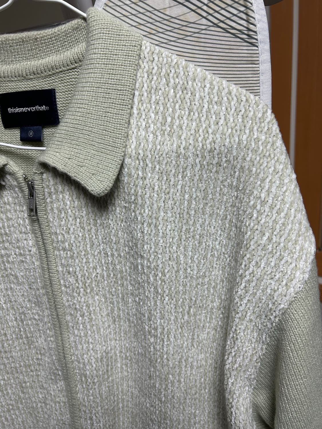 디네댓 벨벳 니트집업 상품이미지2