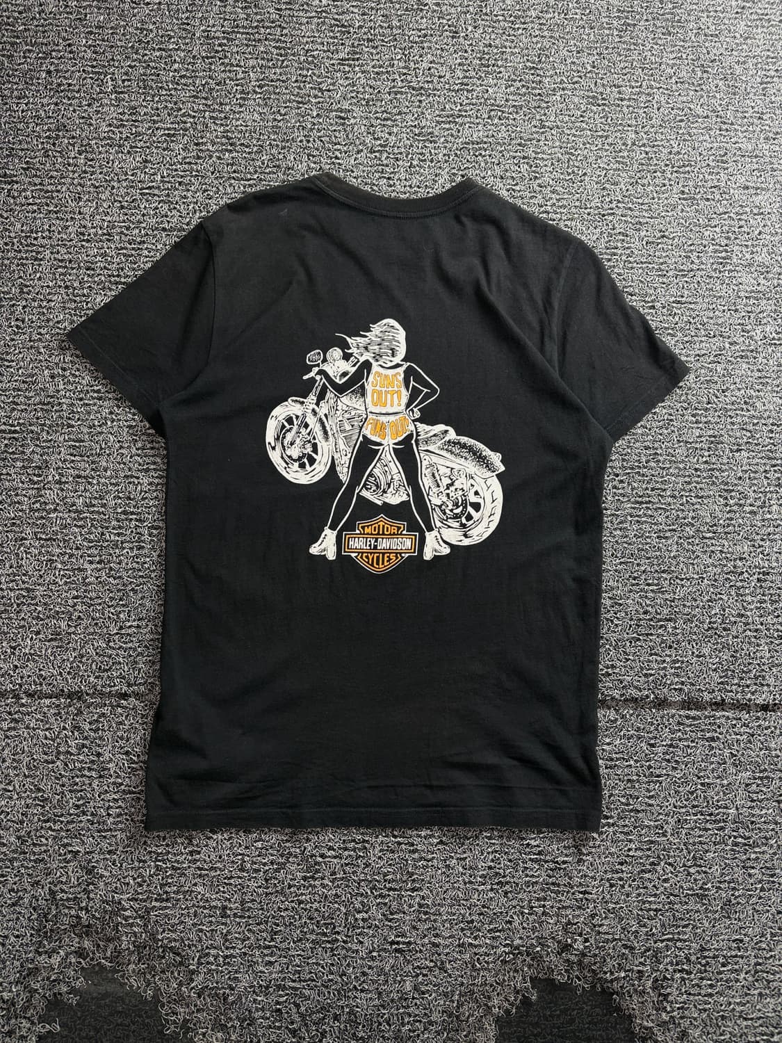 할리데이비슨 핀업걸 빅로고 올드스쿨 반팔티 4198 상품이미지5