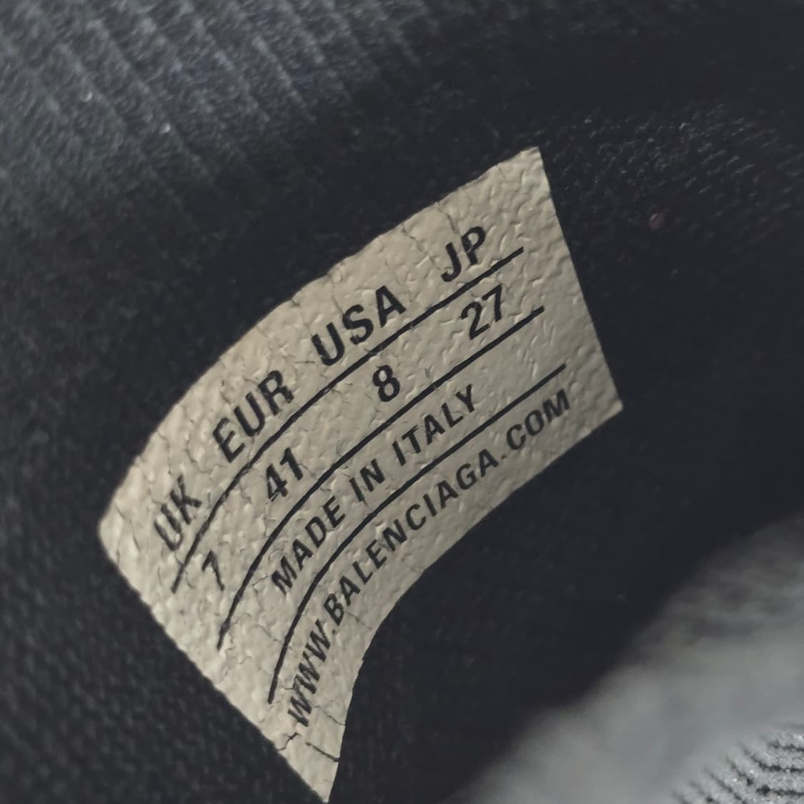 발렌시아가 스피드러너 스니커즈 신발 41사이즈 265 270 판매 상품이미지7