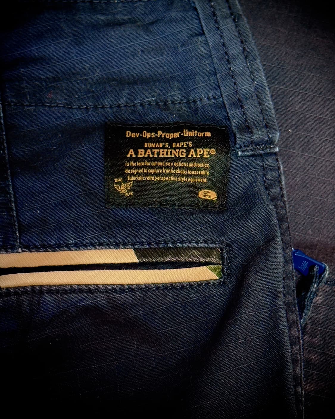 00s Old Bape Sun Faded Military Pants 상품이미지9