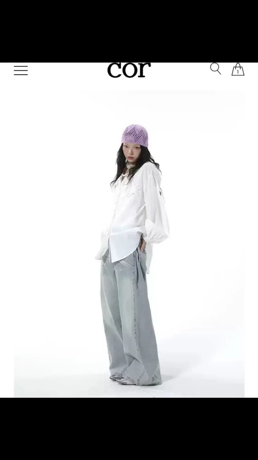 Shop cor 모리걸 모리룩 셋업 블라우스 바지 팬츠 스커트 치마 상품이미지4