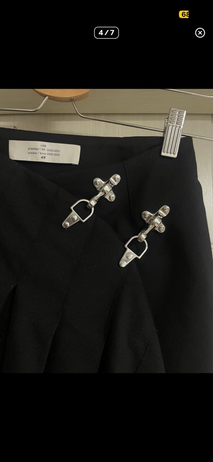Rokh H&M 콜라보 플리츠 스커트 36 상품이미지4