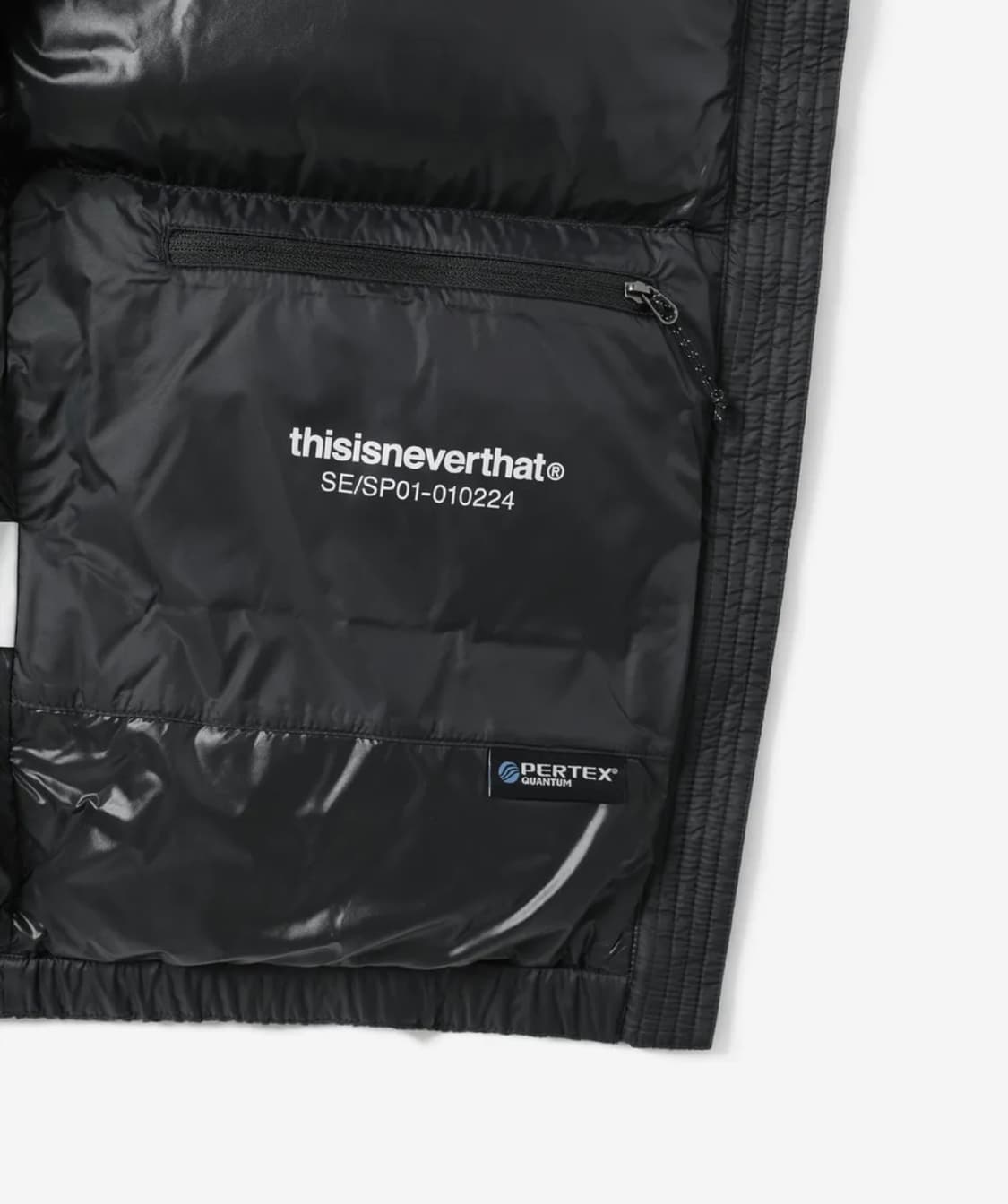 디스이즈네버댓 PERTEX® T Down Jacket Black 상품이미지5