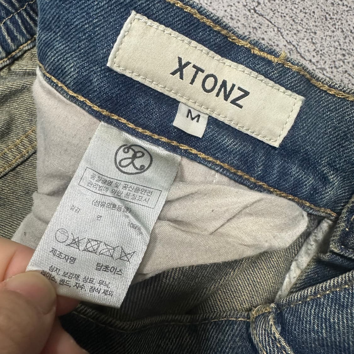 ✨ (바배) 엑스톤즈 카고 데님 팬츠  상품이미지4