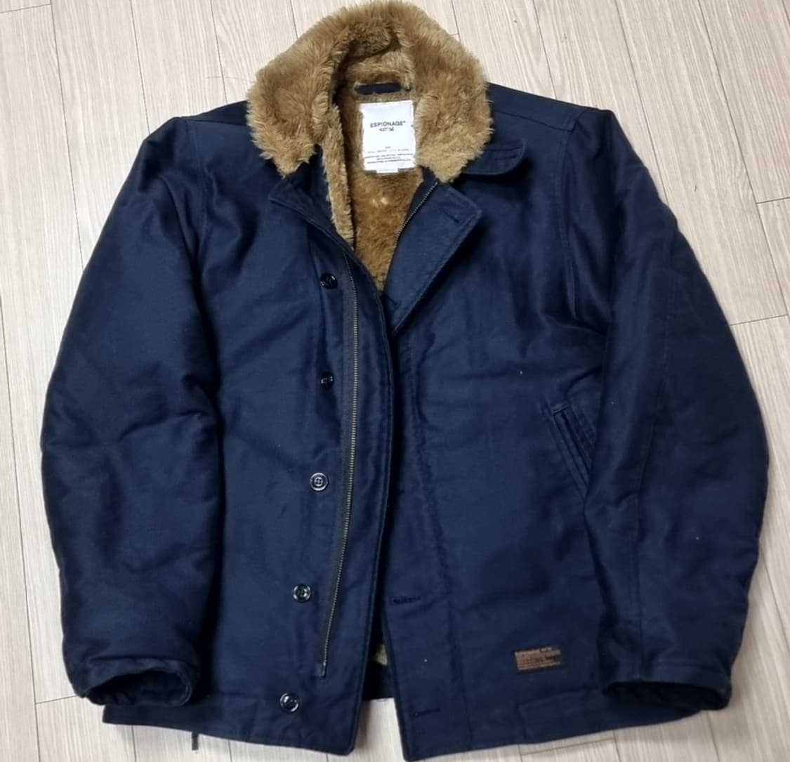 에스피오나지 N1 덱 자켓 네이비 퍼 카라(105) 상품이미지1