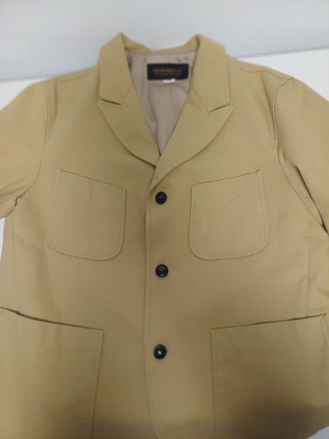 [L] 유니폼브릿지 체인지 버튼 워크 자켓 (Beige) 상품이미지5