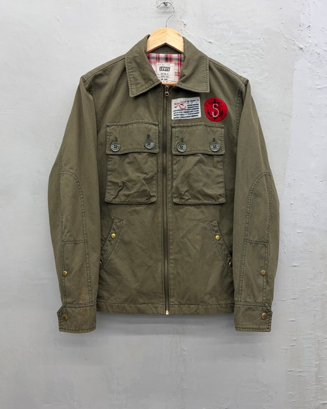 리바이스 앵커 와펜 미 해군 필드자켓 상품이미지1