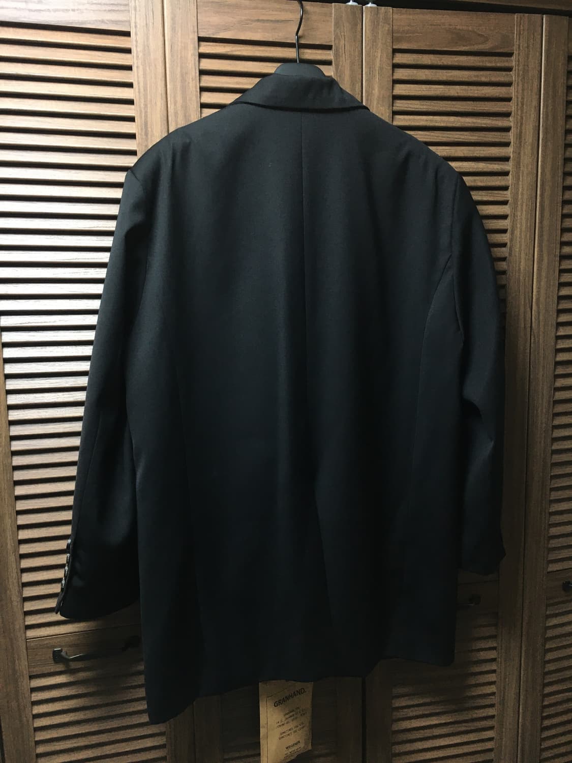 TREEMINGBIRD 블랙 블레이저 오버핏 자켓 상품이미지3