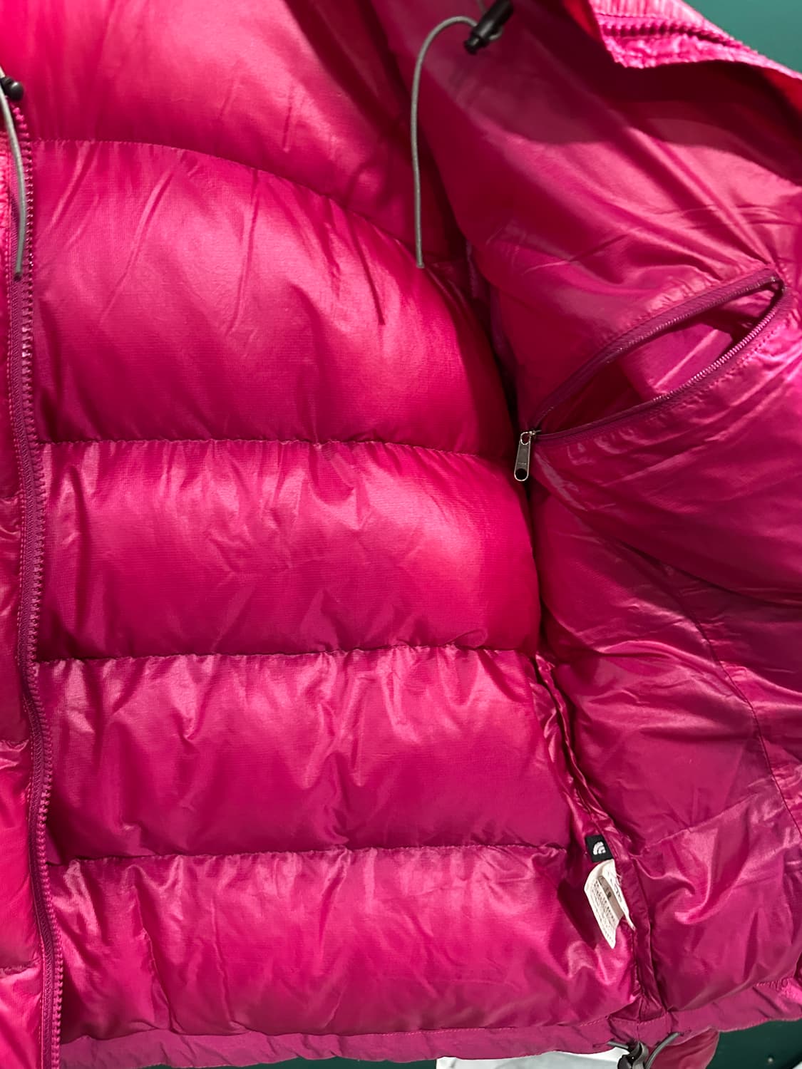 노스페이스 일본판 경량패딩 핑크L 상품이미지4