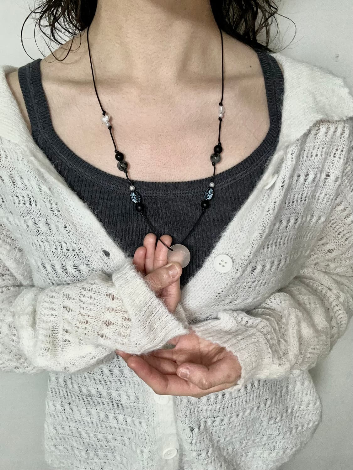 [핸드메이드] • 목걸이 • 너와 사색 상품이미지4