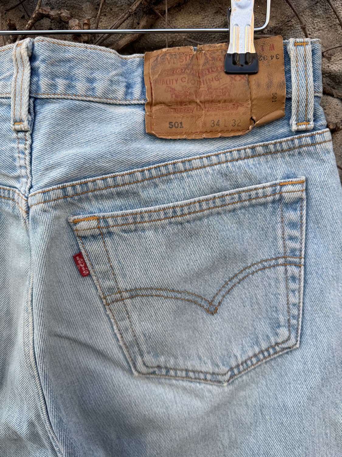 90s 리바이스 빈티지 501 레드탭 usa 데님 팬츠 32 상품이미지6