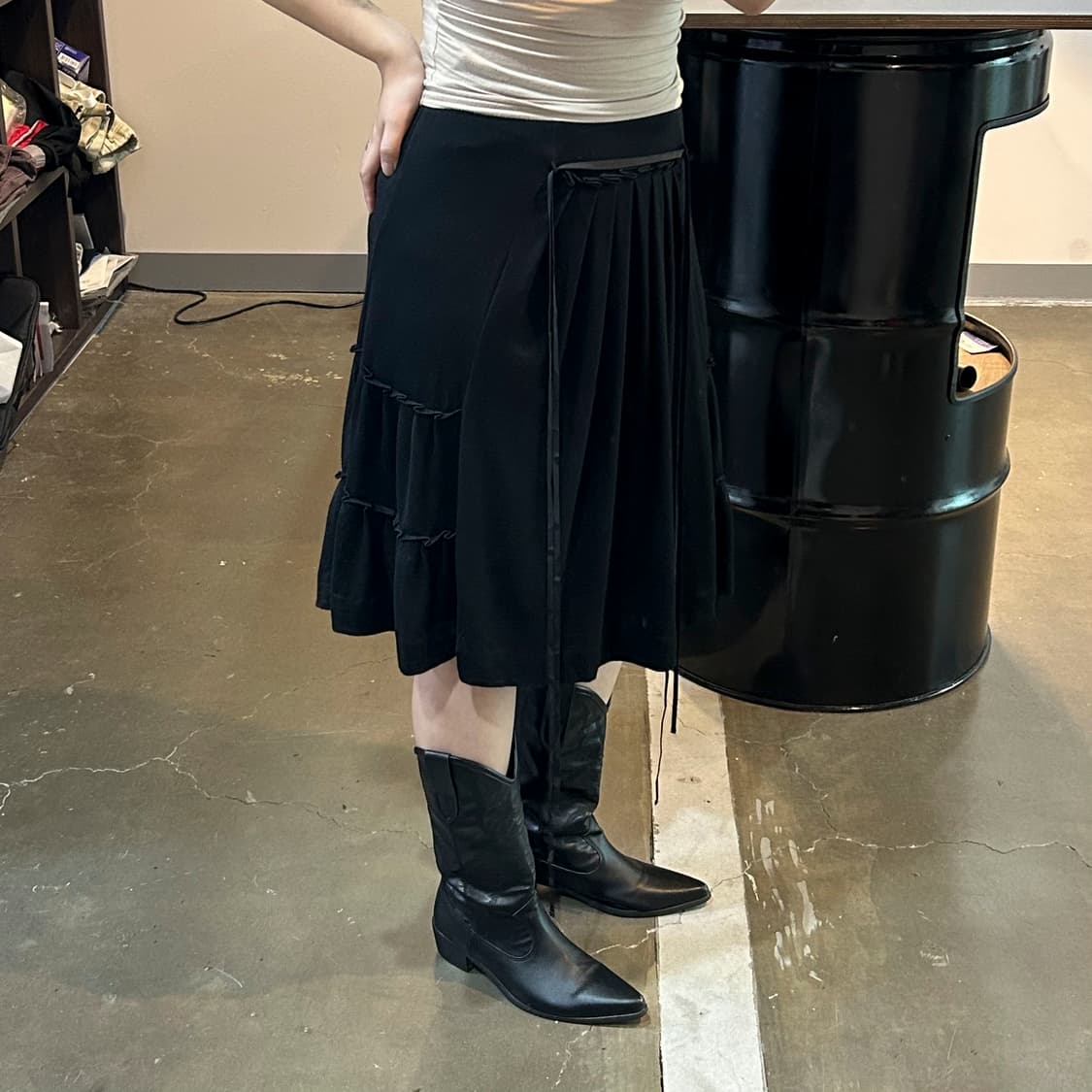 Sonia rykiel 스트랩 미디 스커트 상품이미지1