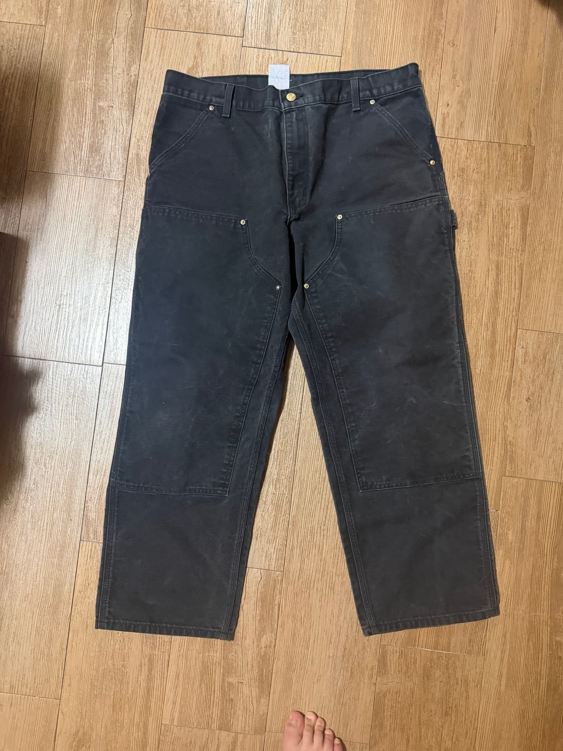 90s 빈티지 칼하트 더블니 b01 blk 상품이미지1