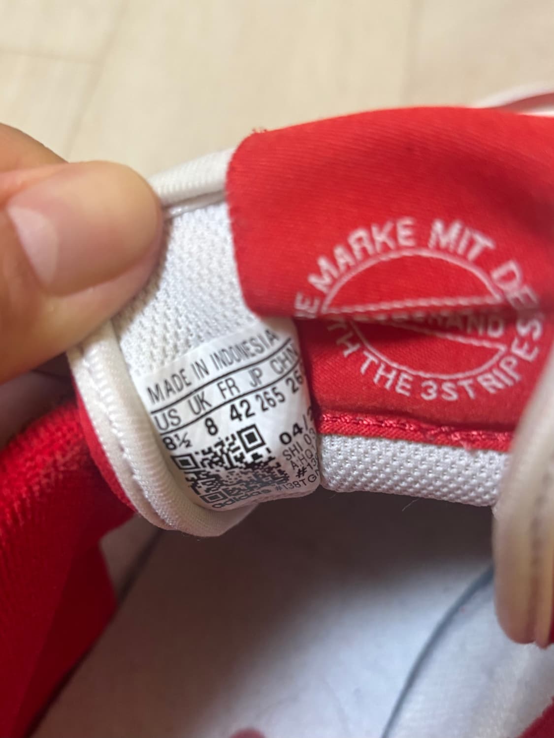 아디다스 포럼로우 스칼렛 클라우드 신발 / 260-265 상품이미지3