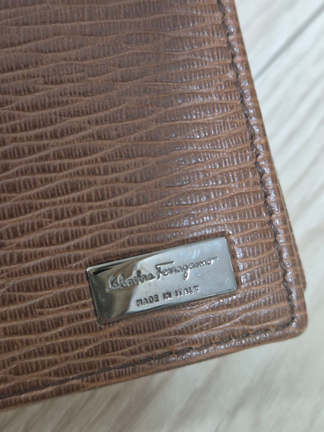 (정품) 페라가모 반지갑 리얼가죽 남성 이태리 상품이미지5