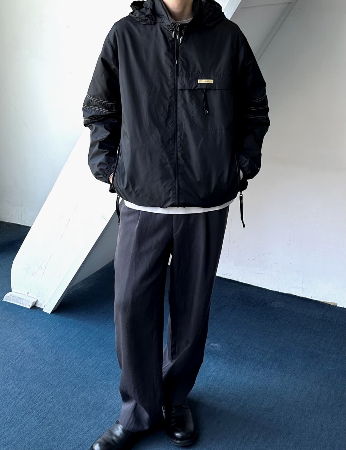 Ripstop nylon design wind parka 상품이미지9