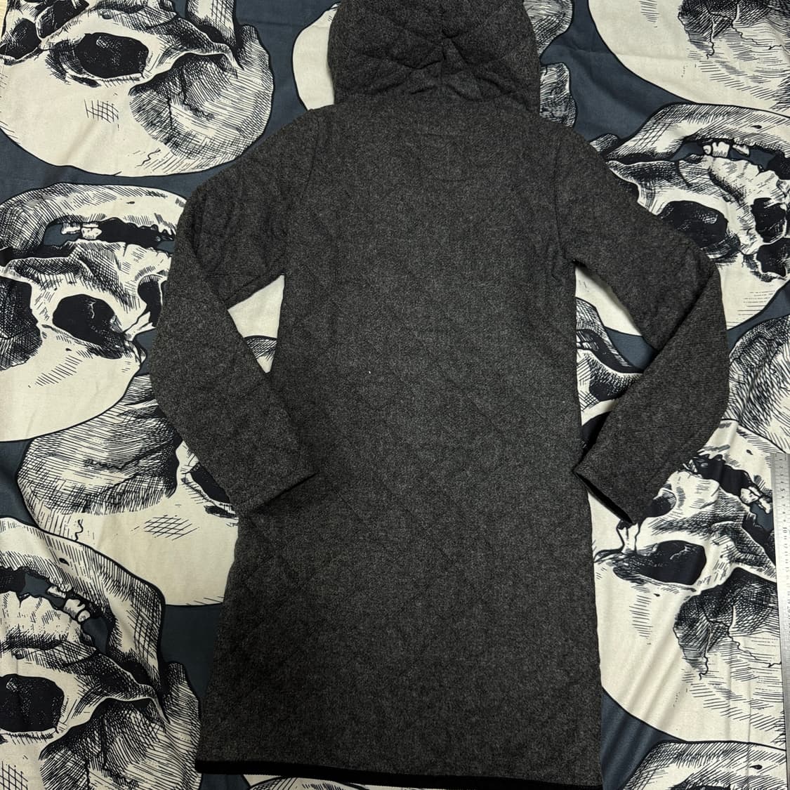 라벤햄 울 퀄팅 롱 자켓 6사이즈 xs 상품이미지7