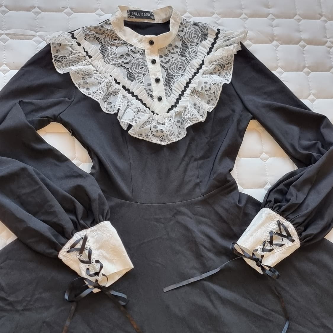 스컬 레이스 고스 원피스 상품이미지4